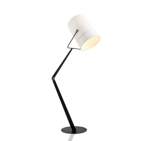 Торшер черно-белый Avelure, 40*40*185 см, LED, Е27, металл, 30 Вт