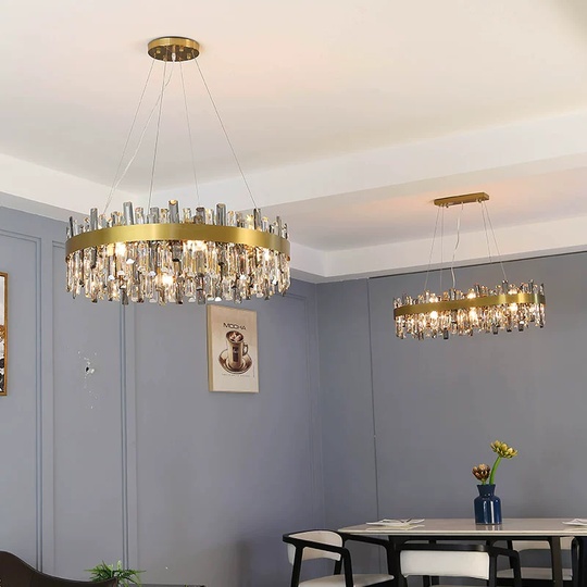 Люстра подвесная, медный, кристалл, BEAUTIFUL 50*25, металл, E14.