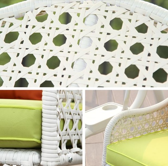 Качели садовые из ротанга Zhizhan ZR