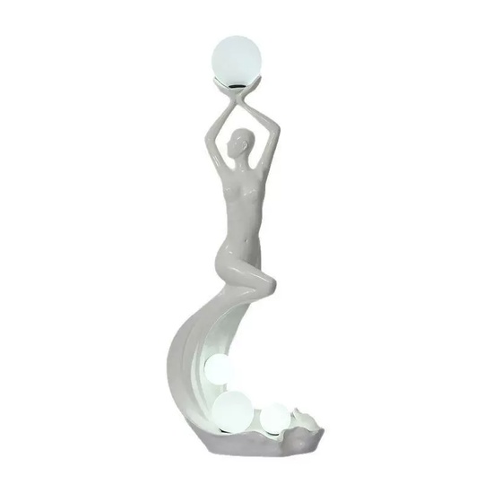 Торшер белый Elevique, 75*42*200 см, LED, E27*4, смола, стекловолокно, 24 Вт