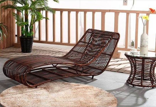 Шезлонг из ротанга Leaf sun