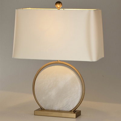 Настольная лампа белый абажур Ritz - Marble Sun, MAI HE MAI, 62*38 см
