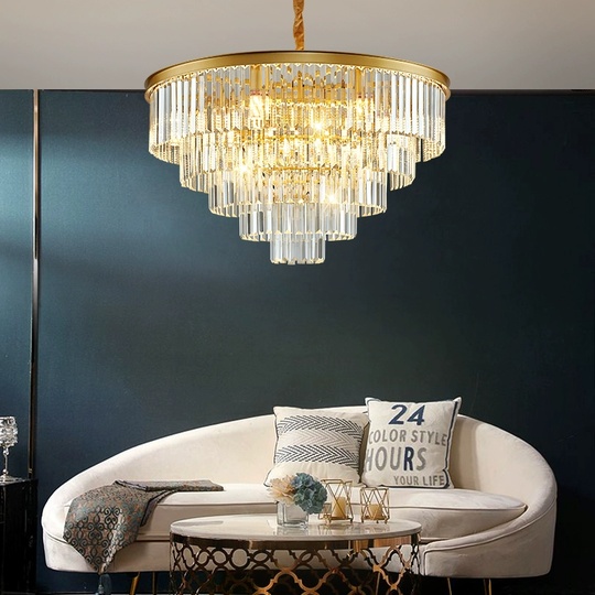 Люстра подвесная, золото, стекло, AYCA 80*42, металл, E14.