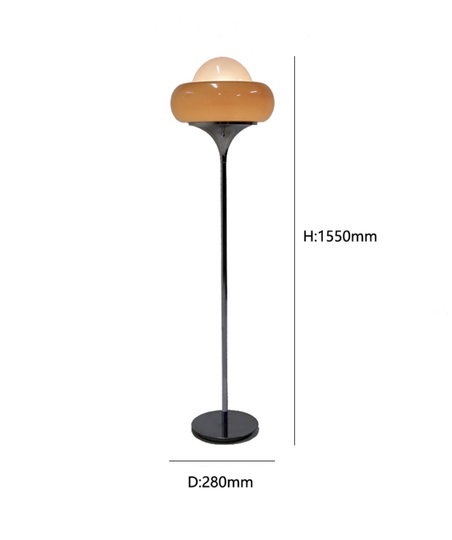 Напольный светильник оранжевый Danish Egg, E27, 10 Вт