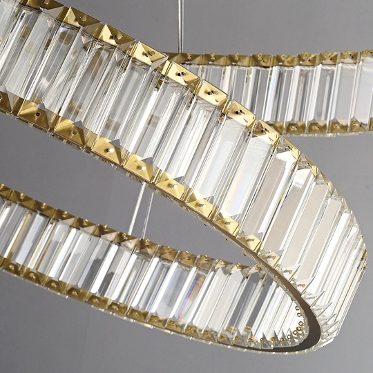 Люстра подвесная, медный, кристалл, AYSEL 60*20, металл, LED.