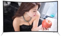 Телевизор TV 4K curved Ace 75" Black