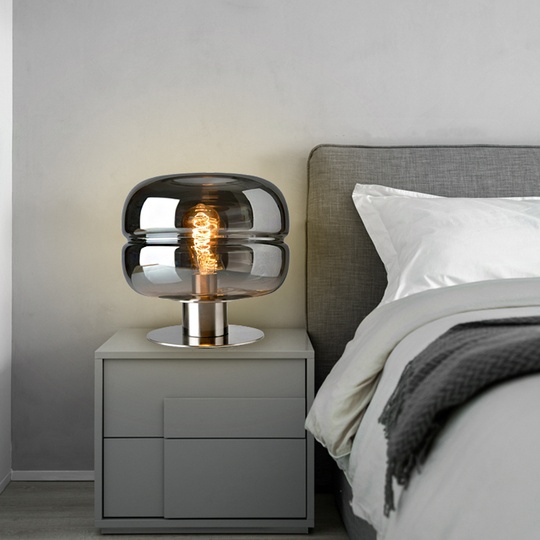 Настольные лампы черного цвета Bergen, 26*26 см, E27, светодиодная