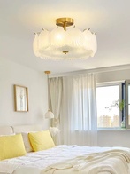 Люстра подвесная, медный, стекло, MURMURING 50*23, металл, E14.