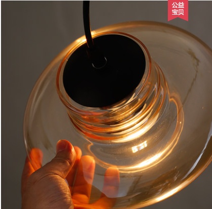 Дизайнерские светильники e14 19*13 см, led, e14, стекло, стекло, потолочный