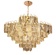 Люстра подвесная AKGUL 80*57 золото, стекло, металл, Е14.