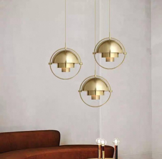 Люстра бронза Erythroflux, металл, 28*31 см, Е27