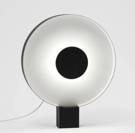 Настольная лампа SUN 30*39 металл черный, стекло