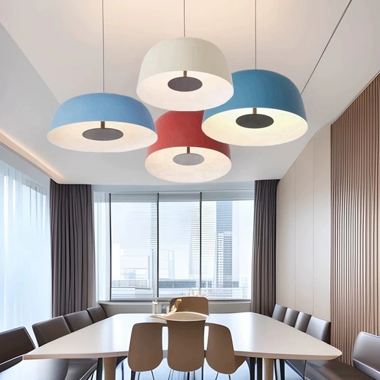 Потолочный светильник красный Avalore, металл, 40.2*14 см, светодиодная, LED