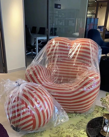 Кресло Serie Up красно-белое 92×96×91 см – комфорт для дома и офиса