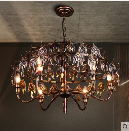 Дизайнерский светильник металл 73*53 см, накаливания, E27, металл, металл, лофт