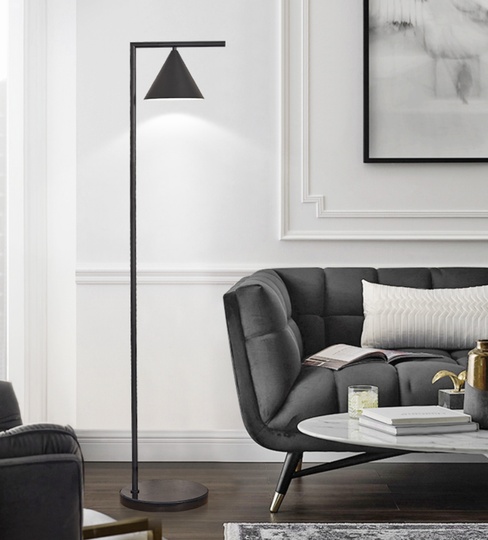 Напольный светильник черный CAPTAIN FLINT, LED, 24 Вт