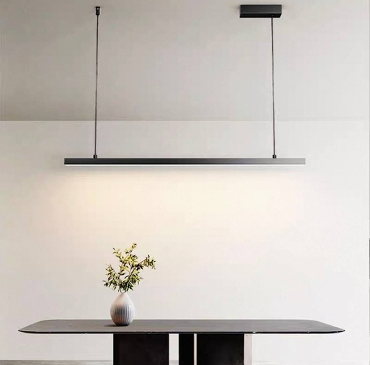 Люстра черная Lumis, металл, 140*200 см, светодиодная, LED