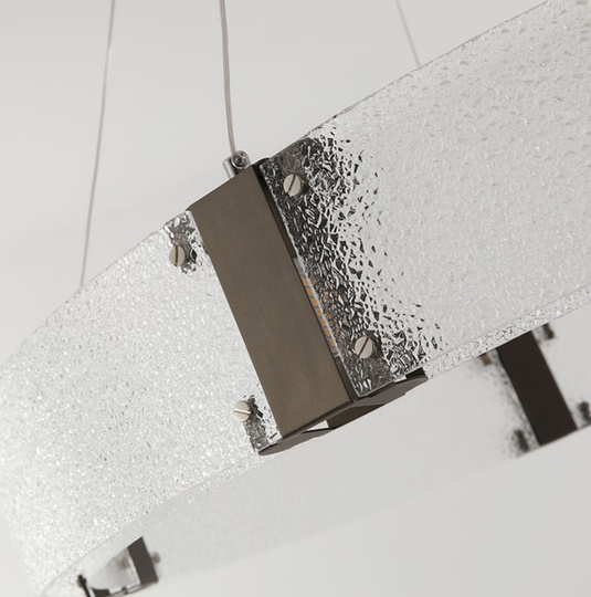 Подвесной светильник MAI HE MAI черный матовый. 80 см. Parallel Glass, G4, 70 Вт