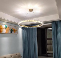 Люстра подвесная, медь, ПММА, ALISTER 60*150, металл, LED