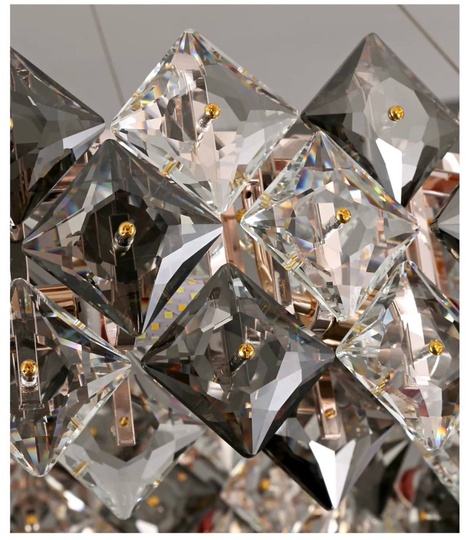 Люстра BANY 80*20 золото, стекло, металл, Е14.