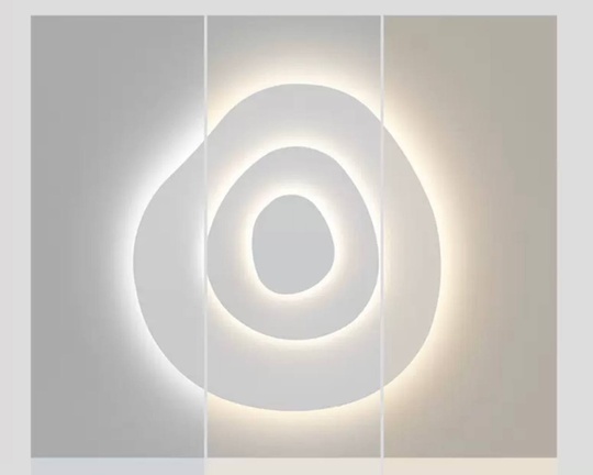 Настенный светильник, Бра, LAWRENCE 47*47 песочно-белый, металл, LED.