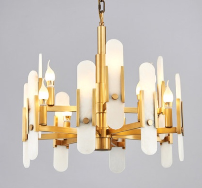 Дизайнерский светильник медь 56,7*53,1 см, led, E14, медь, стекло