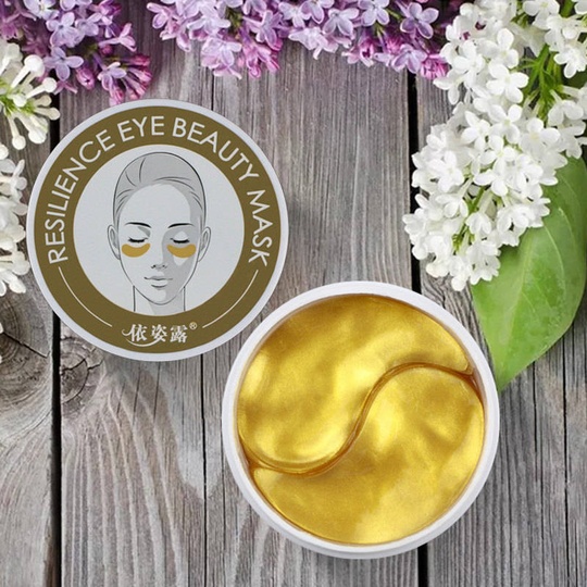 Гидрогелевые патчи Ezilu Golden Collagen Resilience Eye Beauty Mask