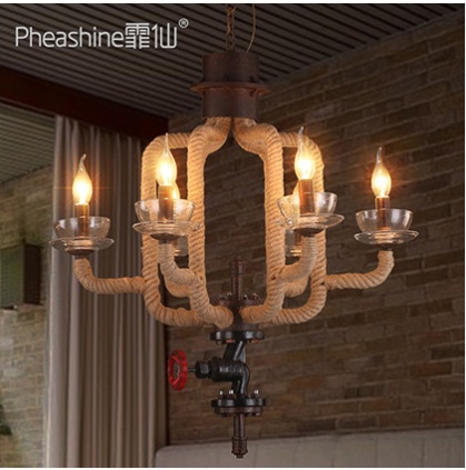 Люстра Скандинавская ретро-гостиная столовая