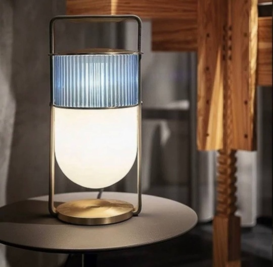 Настольная лампа OPOLLO 20*42, античная бронза, черный, металл