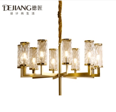 Дизайнерский светильник медь 55*78 см, led, E14, медь, стекло