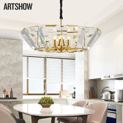 Дизайнерский светильник e14 80*20 см, лампа накаливания, железо, хрусталь