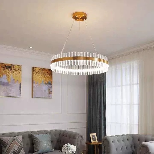 Люстра подвесная, медный, стекло, DECORATIVE 100*18, металл, LED.