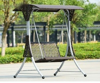 Качели садовые из ротанга Covered