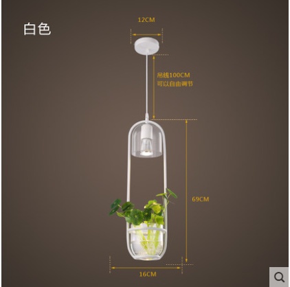 Дизайнерский светильник E14 16*69 см, led, железо, стекло, потолочный