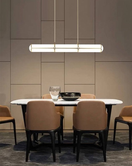 Светильник подвесной, медный, Elvorex, металл, 120*10 см, светодиодная, LED