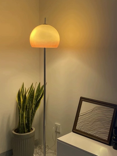 Торшер хром Alvoro, 30*30*160 см, светодиодный, Е27, металл, 12 Вт