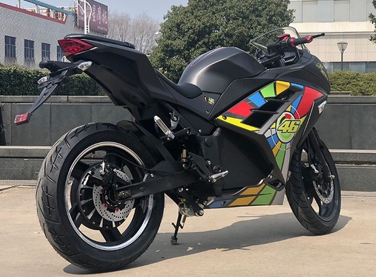 Электромотоцикл SJF (черный)