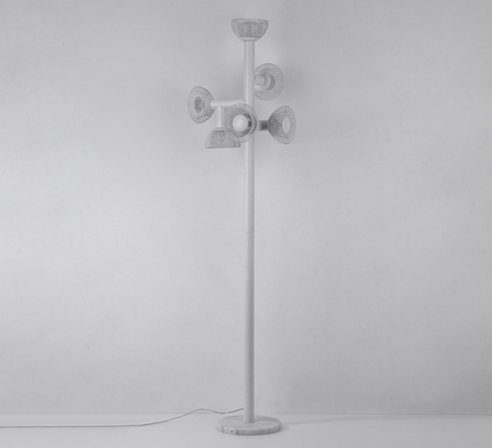 Напольный светильник белый Indigo Canto, G9, 25 Вт