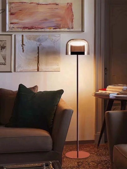 Торшер розовое золото Virella, 24*135 см, LED, металл, 10 Вт