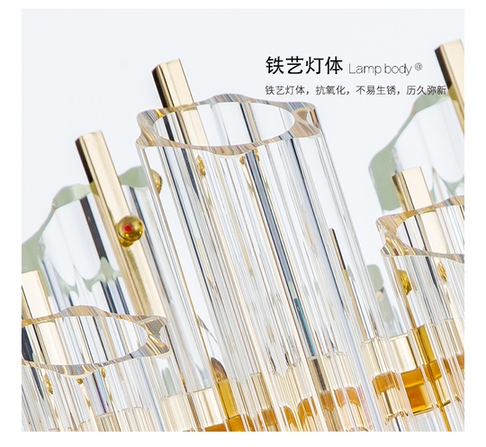 Дизайнерский светильник led 55*180 см, лавпа накаливания, led, железо, сплав