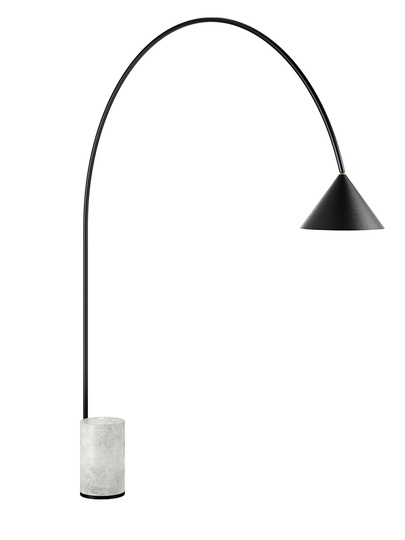 Напольный светильник черный Paolo Cappello, E27, 15 Вт