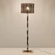 Торшер коричневый Elystra, 31*155 см, LED, Е27, металл, ПММА, 14 Вт