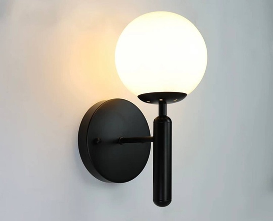 Настенный светильник, БРА ESER 15*32, черный, металл, Е27.