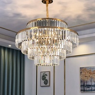 Люстра подвесная, золотой, стекло, AYAL 100*55, металл, E14.