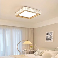 Потолочный светильник, хром, кристалл, ISABELLE 50*50 металл, LED.