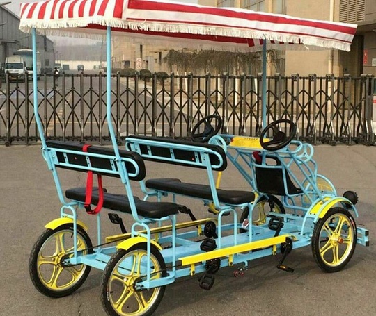 Прогулочная Повозка Для Четверых