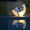 Торшер белый луна Mymoon, Светодиодный, LED, 18 W - Напольный светильник