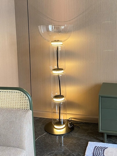 Торшер черный Elvoro, 40*40*117 см, LED, металл, 20 Вт