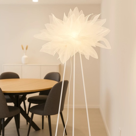 Торшер белый Althera, 65*155 см, LED, металл, 12 Вт