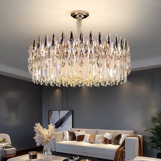 Подвесной светильник ADALET 80*27, золотой, стекло, металл,  Е14.